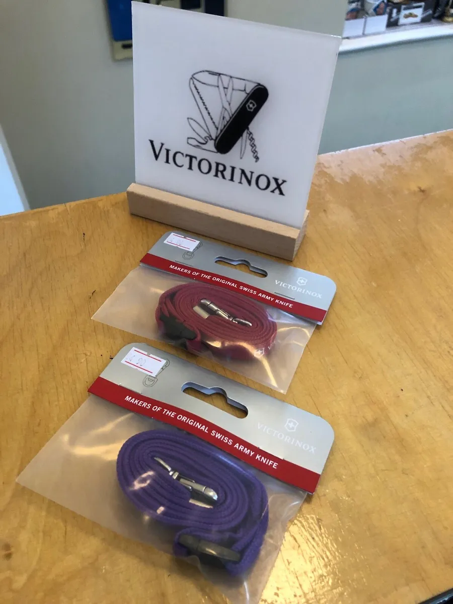 Victorinox Neck Strap Swiss Army Knife Red Purple - Image 2