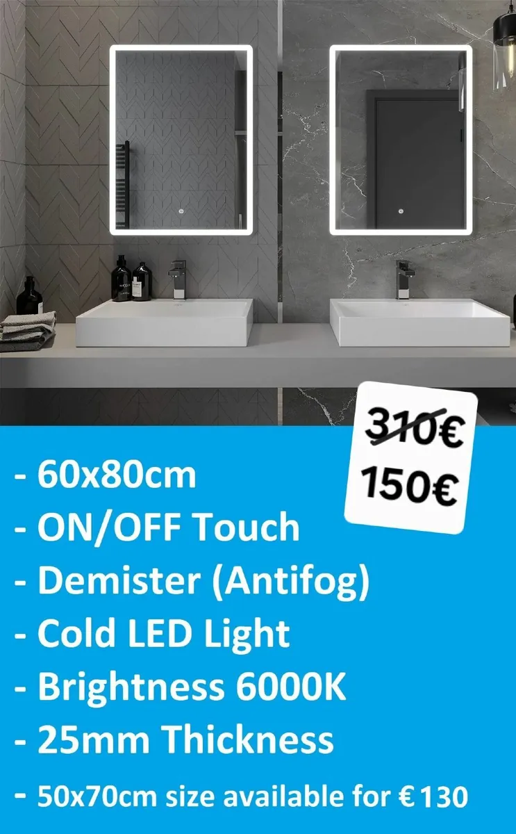 LED Bathroom Mirror - Image 1