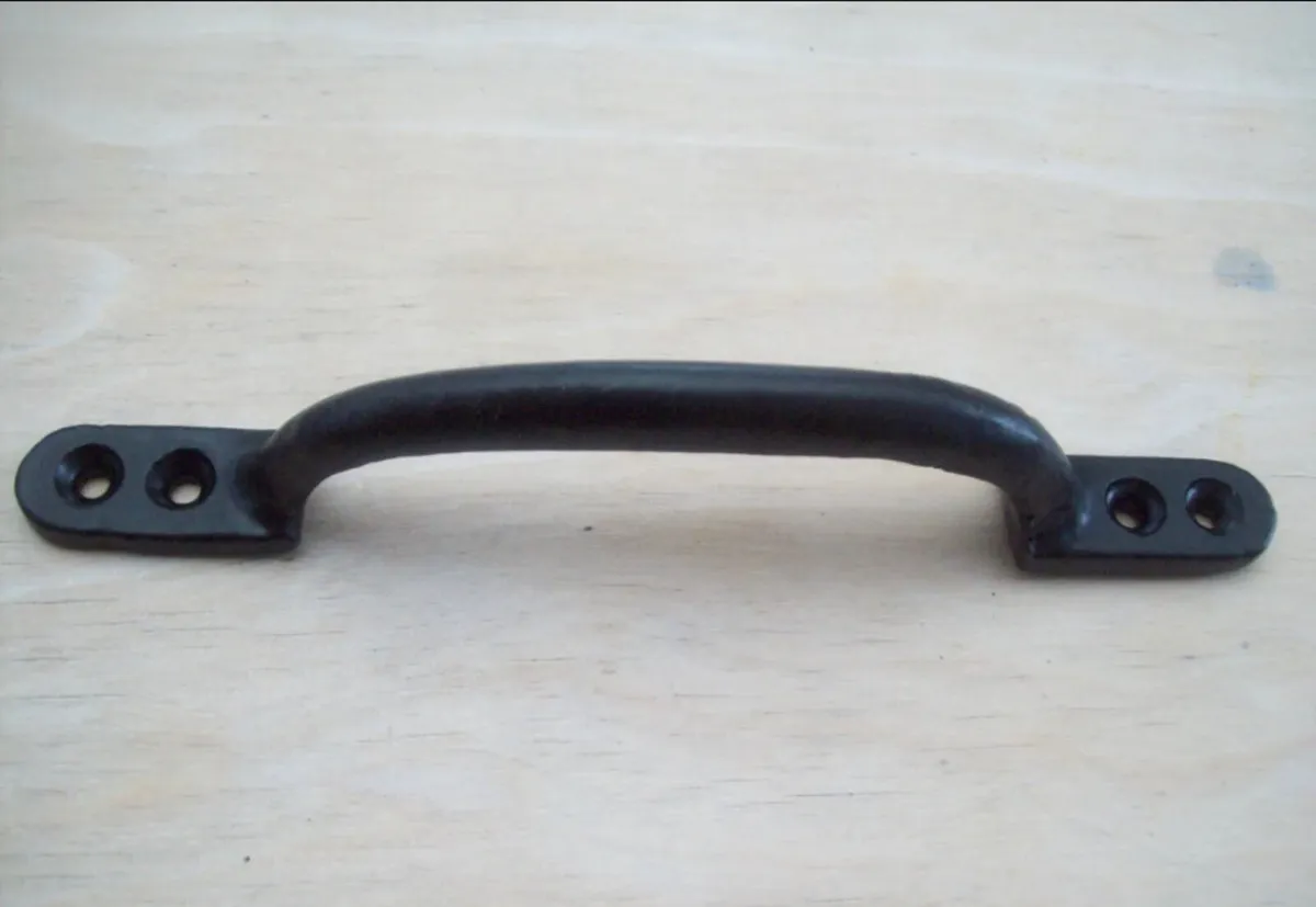 10 x Black Cast Iron Kitchen Cabinet Handles NEW - Image 3