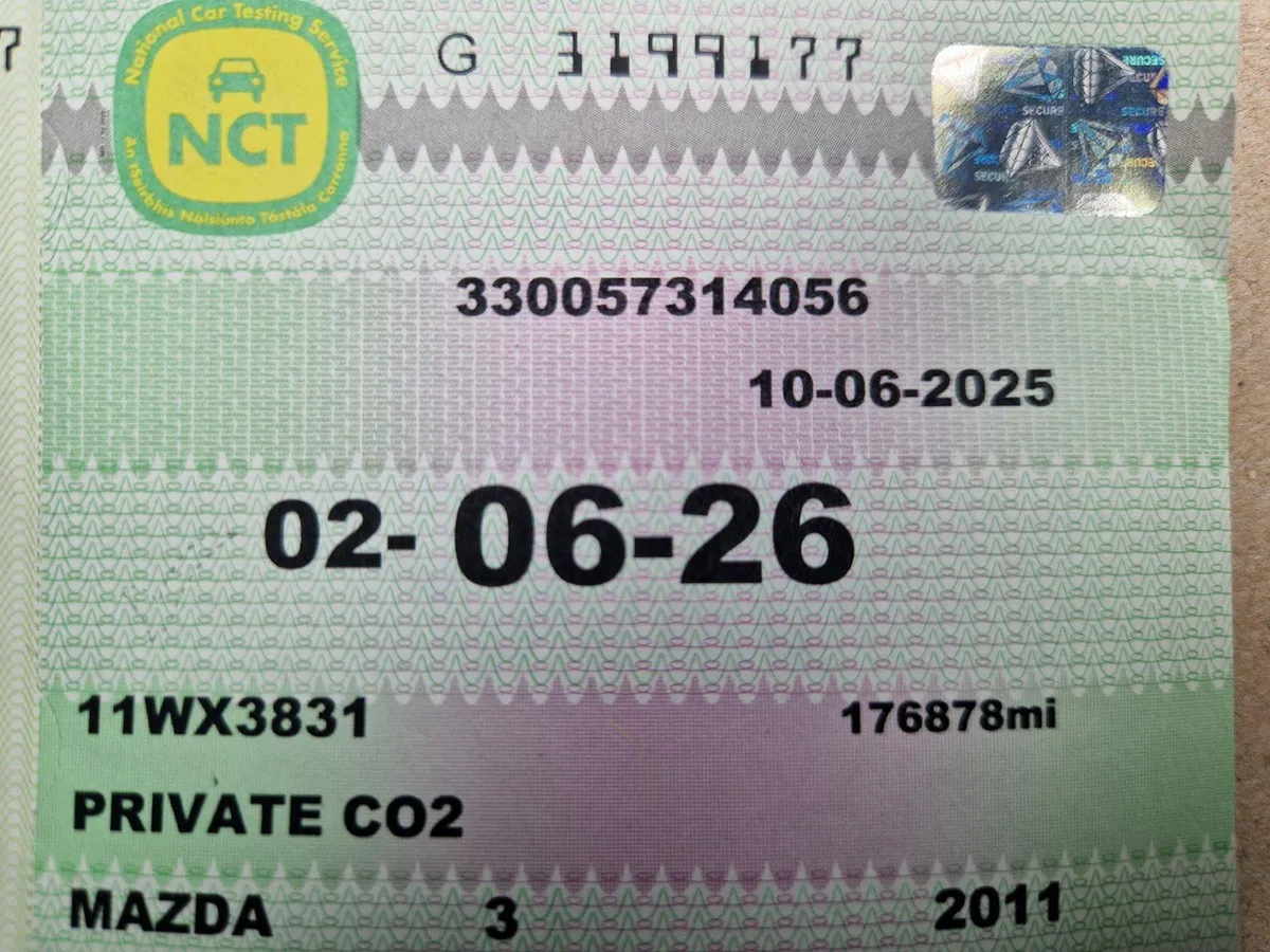 Mazda 3 1 Yr NCT & Tax - Image 3