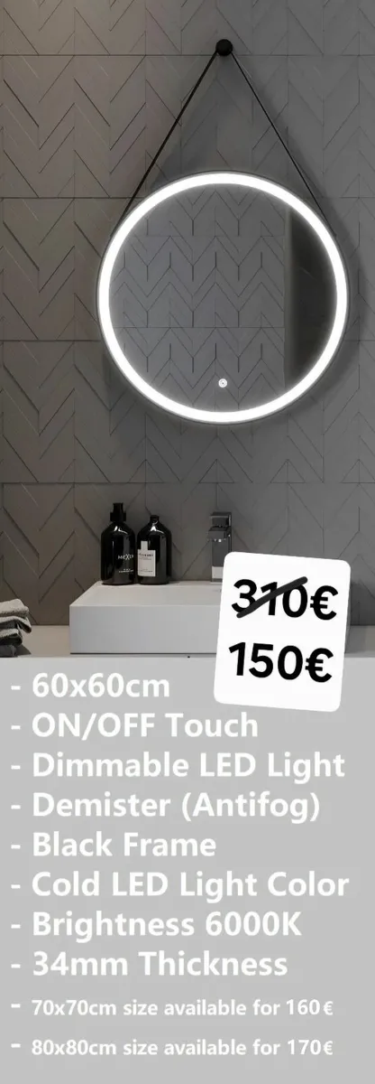 LED Bathroom Mirror - Image 2