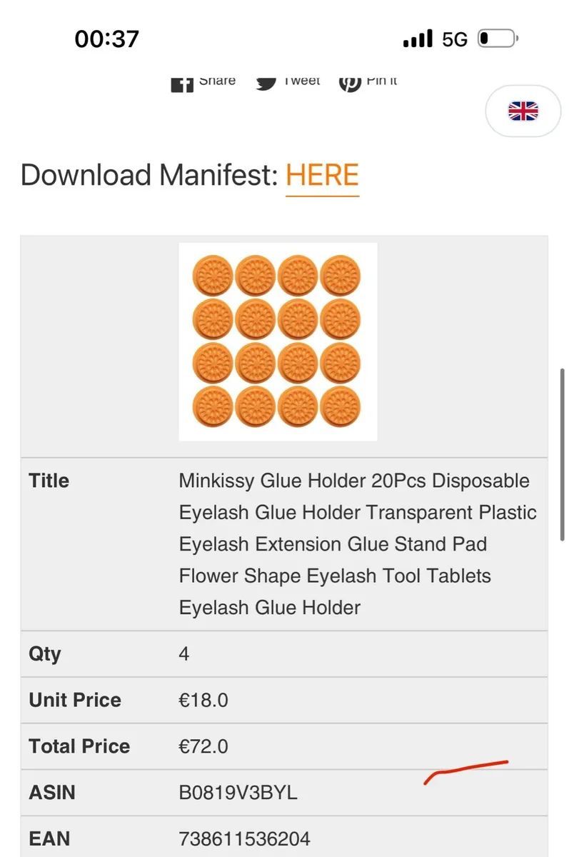 Minkissy Glue Holder