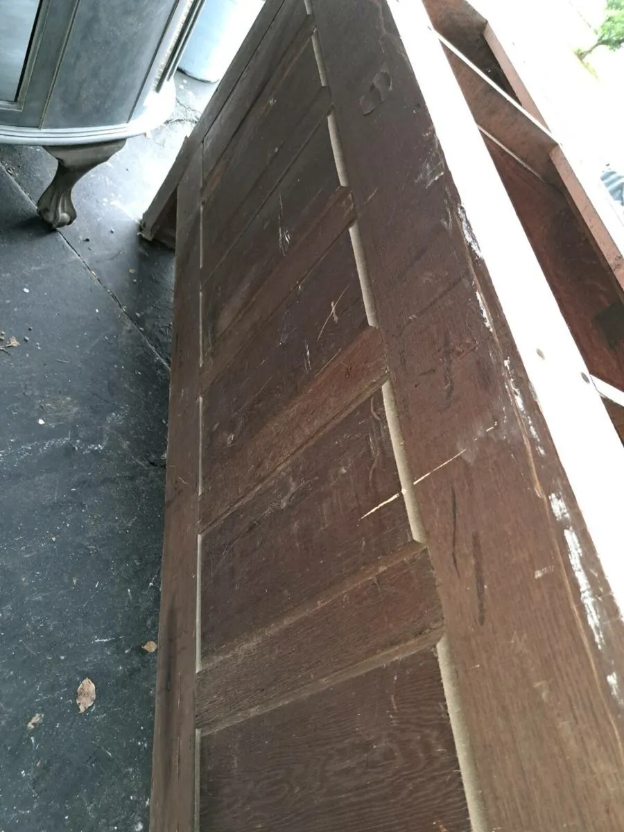 Antique  solid side board