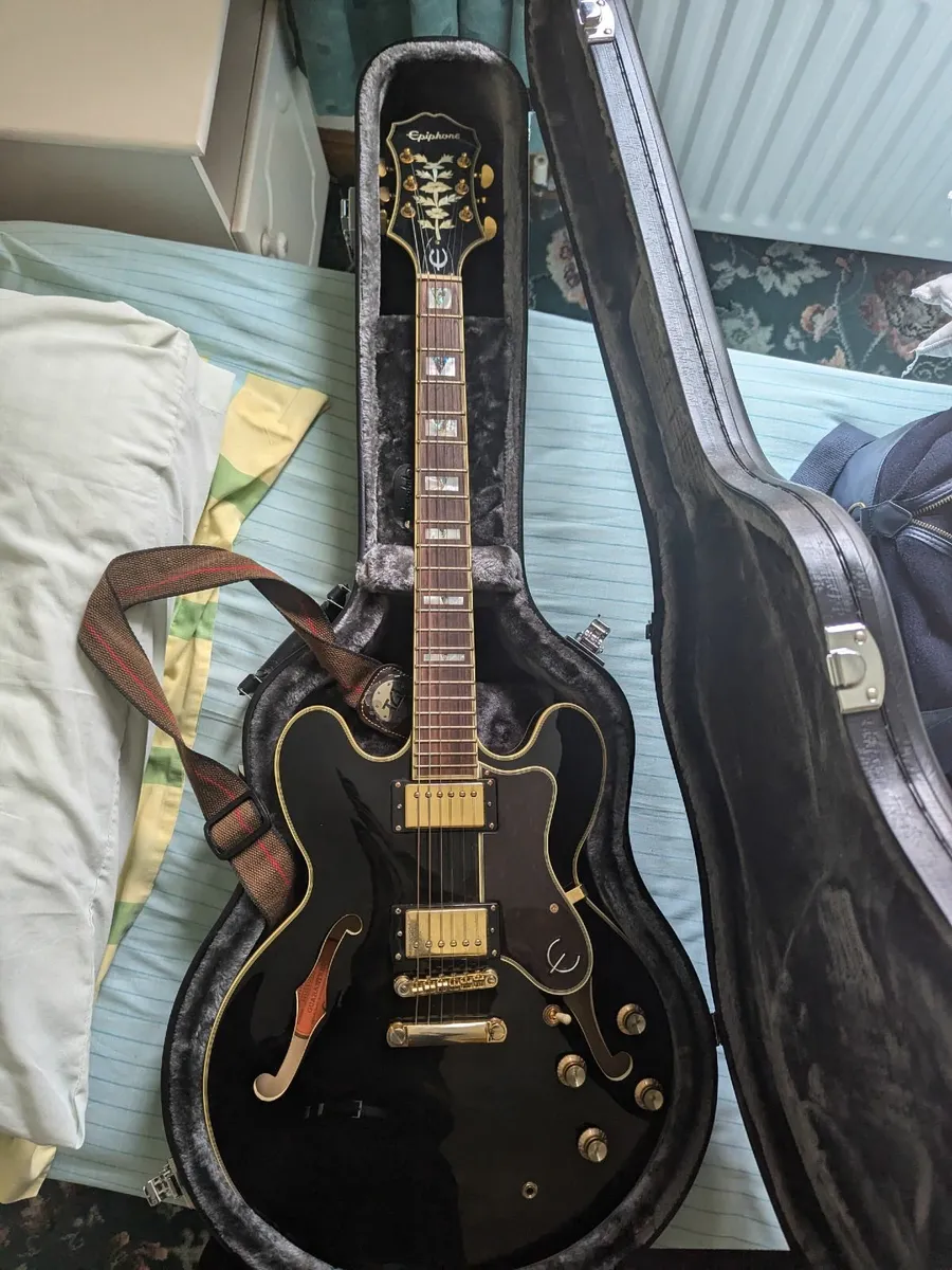 Epiphone Sheraton II Pro, Ebony - Image 2