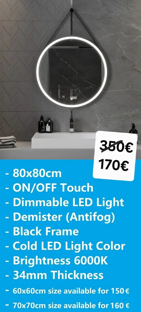 LED Bathroom Mirror - Image 1