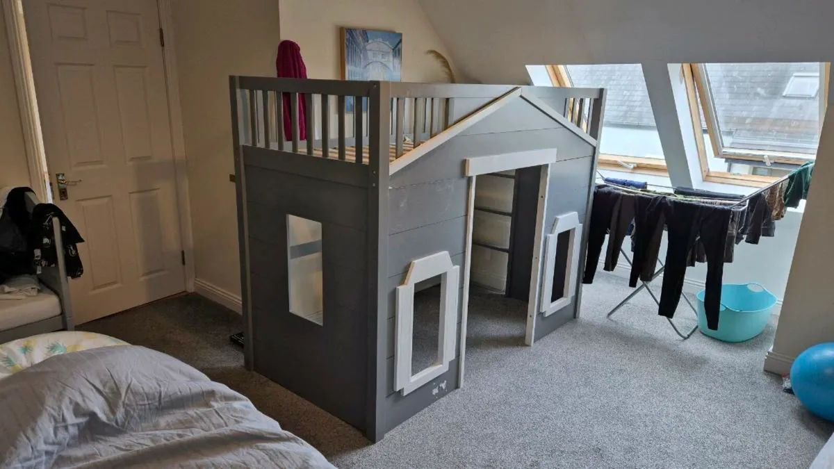 Playhouse Loft kids bed Harvey Norman - Image 1