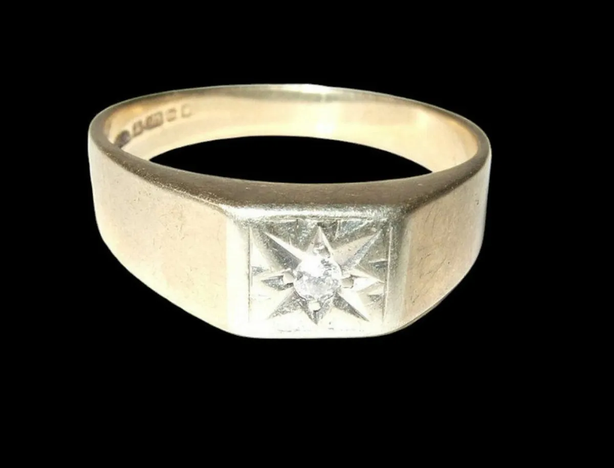 Vintage Hallmarked 9ct Solitaire - Image 2