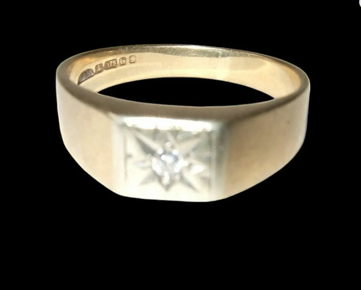Vintage Hallmarked 9ct Solitaire - Image 4