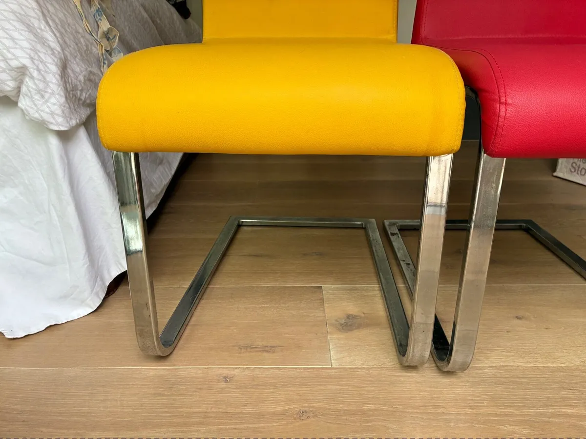 Two colourful chairs - Image 2