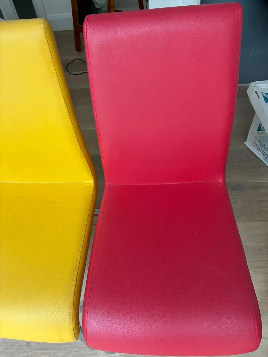 Two colourful chairs - Image 3
