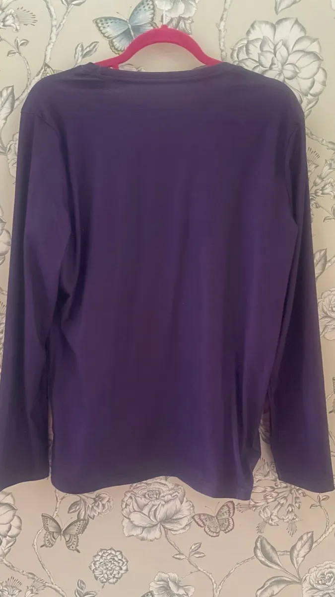 Purple floral top 16 - Image 2