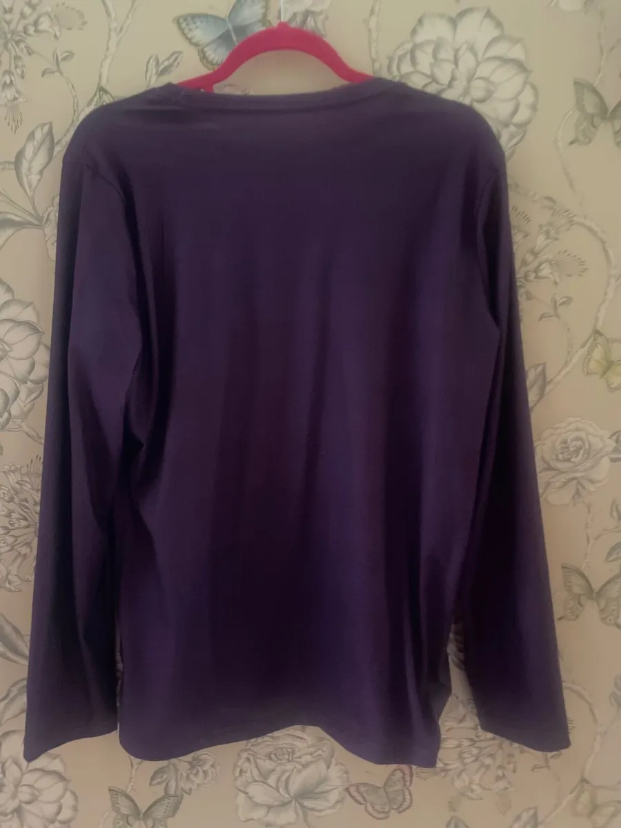 Purple floral top 16 - Image 3