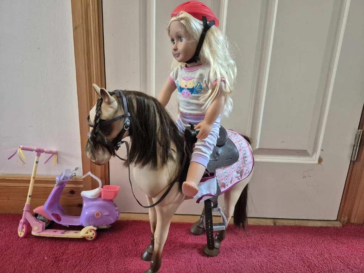 Our Generation Doll and Accessories plus barbie - Image 3