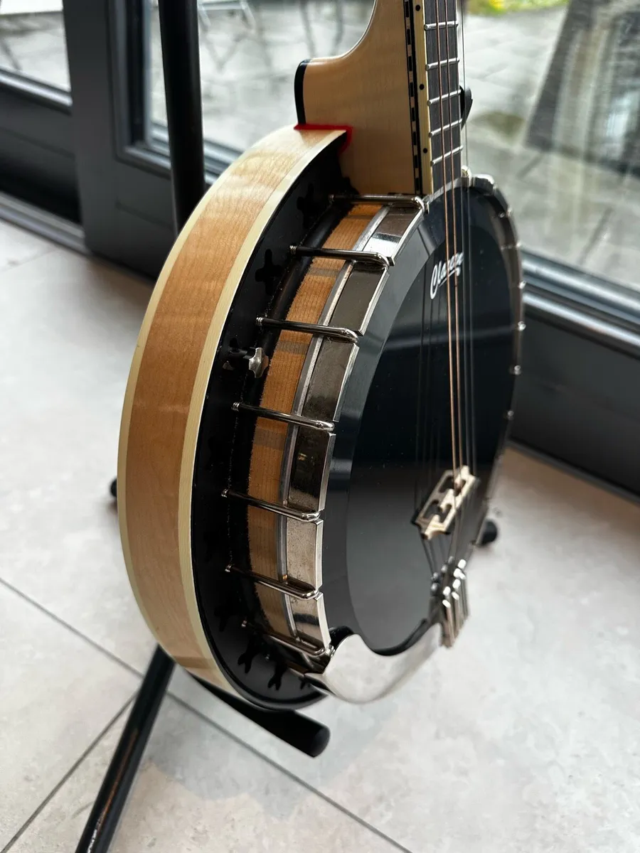 Clareen Oyster Tenor Banjo - Image 4