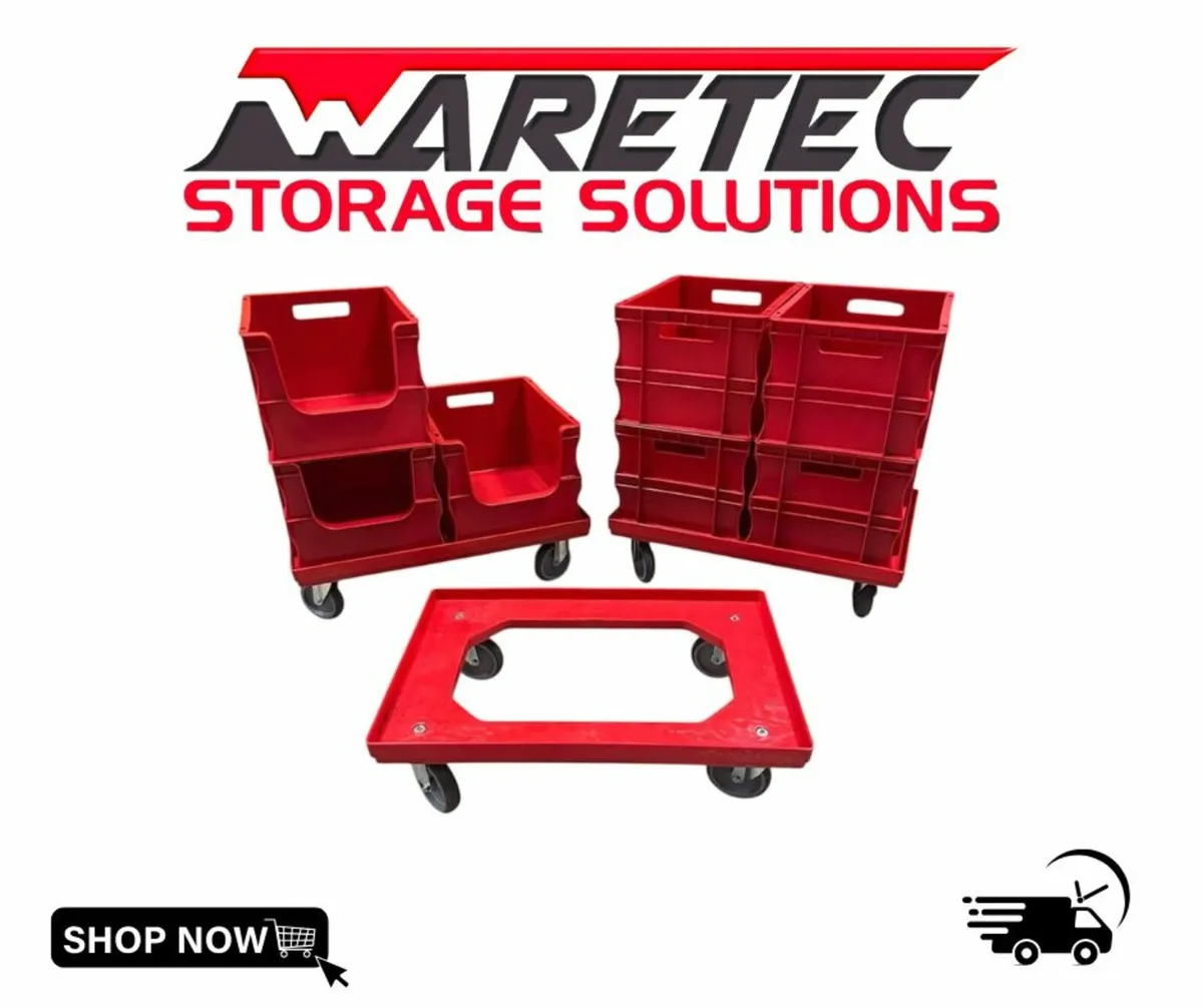 DEAL on robust dolly and 10 storage boxes - Image 1