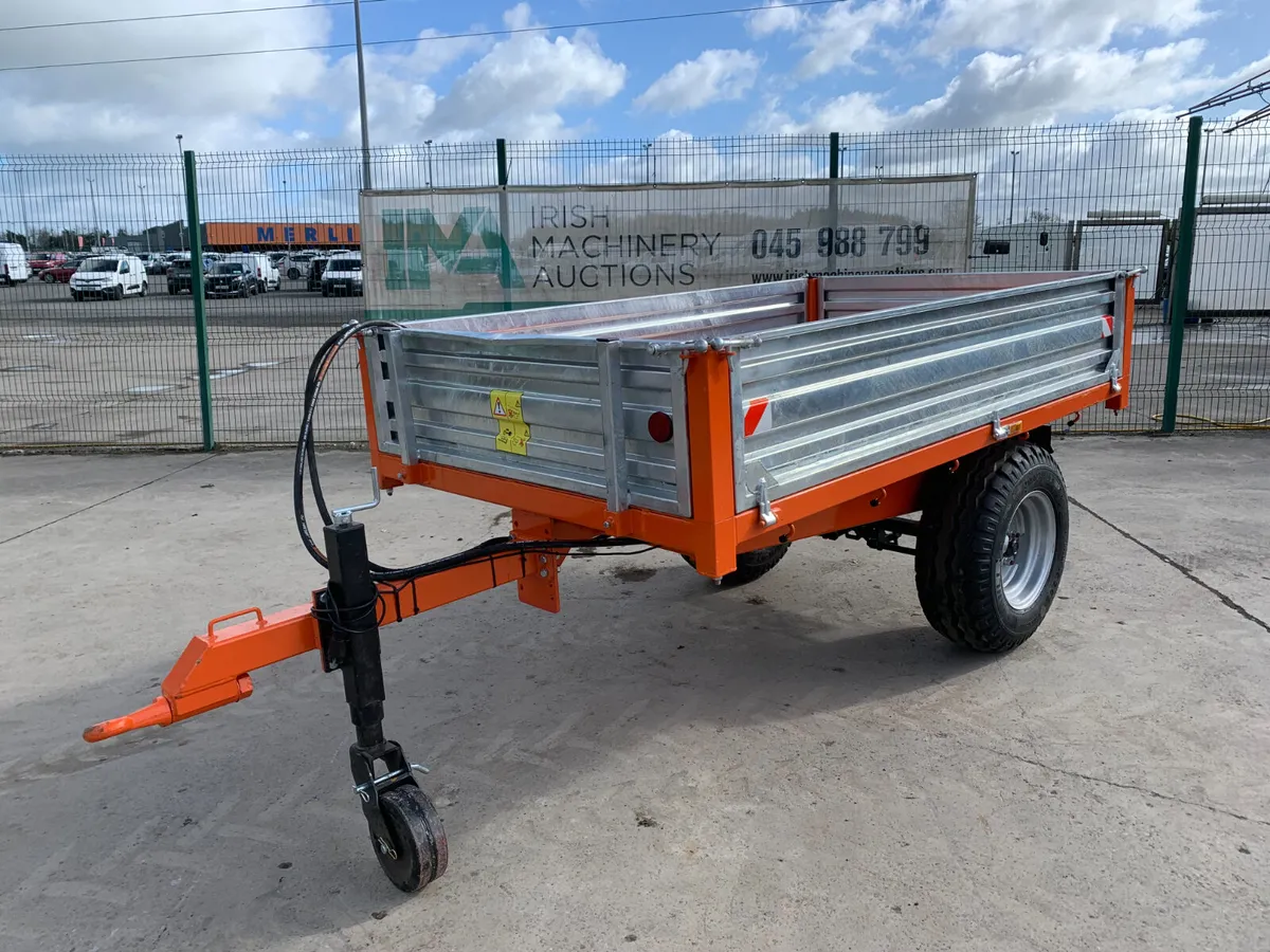 BID ONLIE NOW - NEW/NUSED 4T TIPPING TRAILER - Image 1