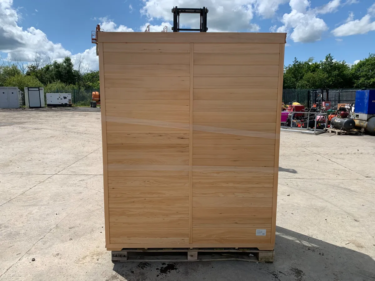 BID ONLINE  NOW -  2 X NEW/UNUSED 3 PERSON SAUNA - Image 4
