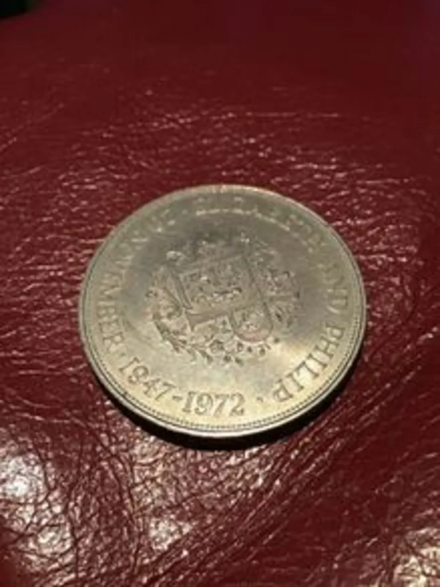 Rare 1972 British Crown coin