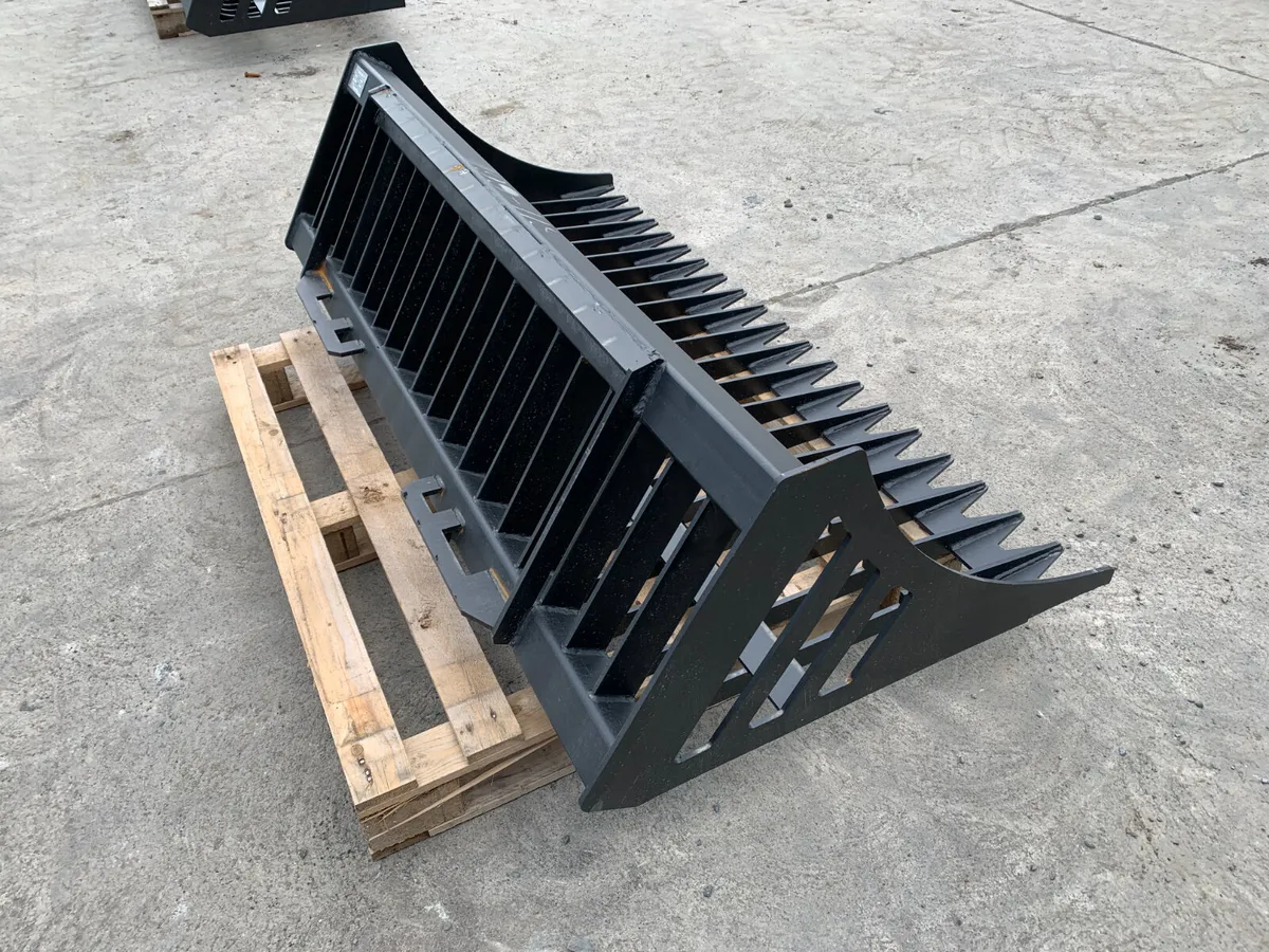 BID ONLINE NOW - NEW/UNUSED SKIDSTEER ROCK BUCKETS - Image 4
