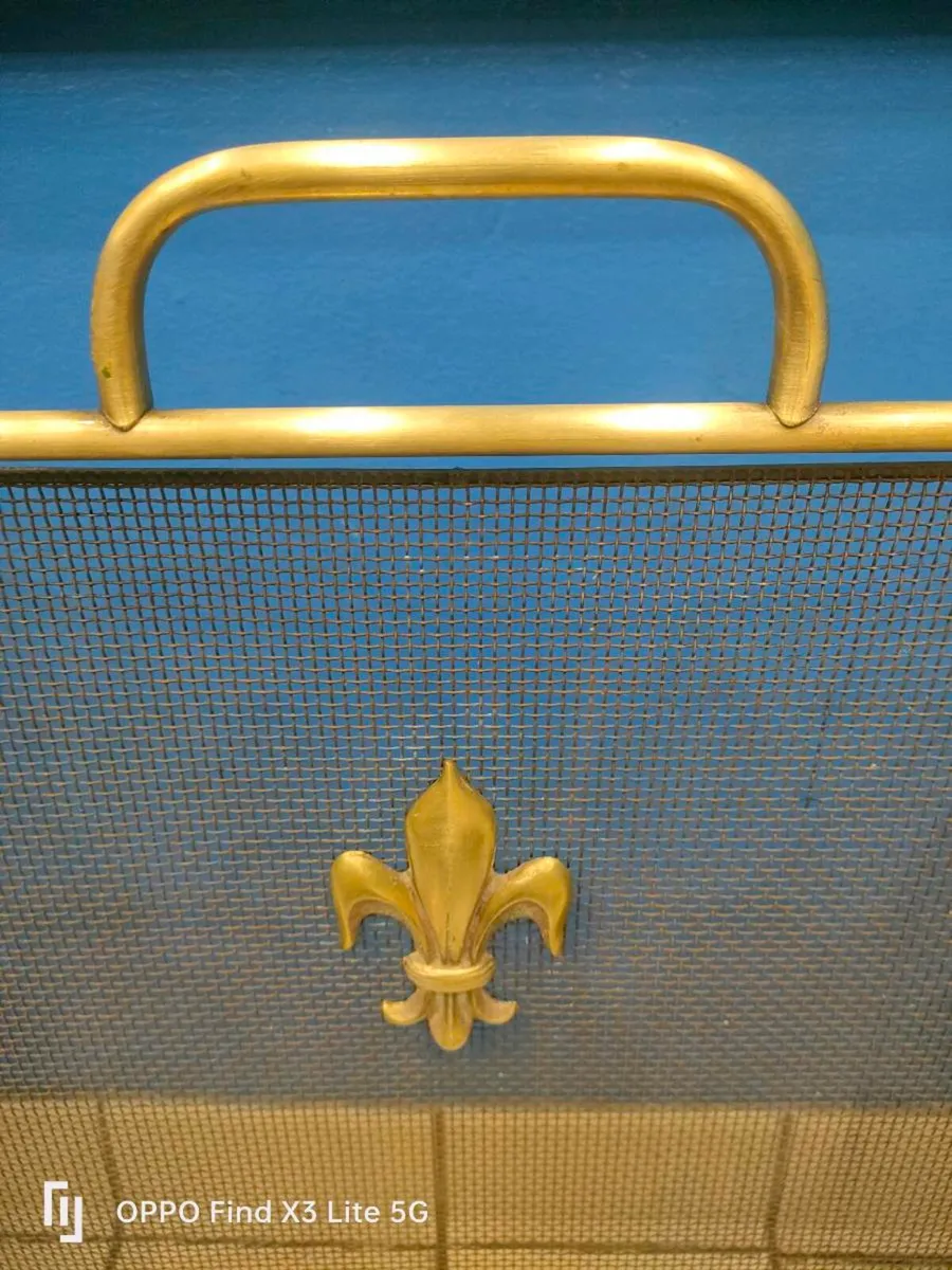 Brass fire guard - Image 1