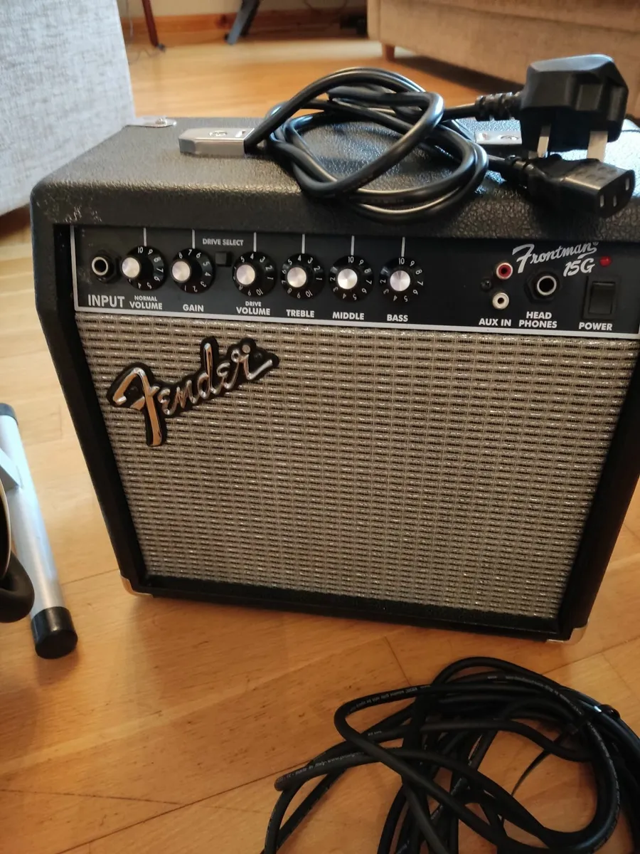 Fender Squire electric guitar . - Image 2