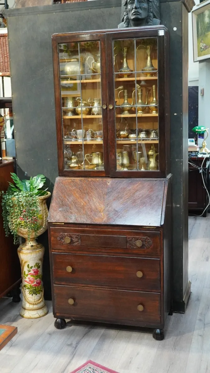 📌 Edwardian Bureau Bookcase - Image 1