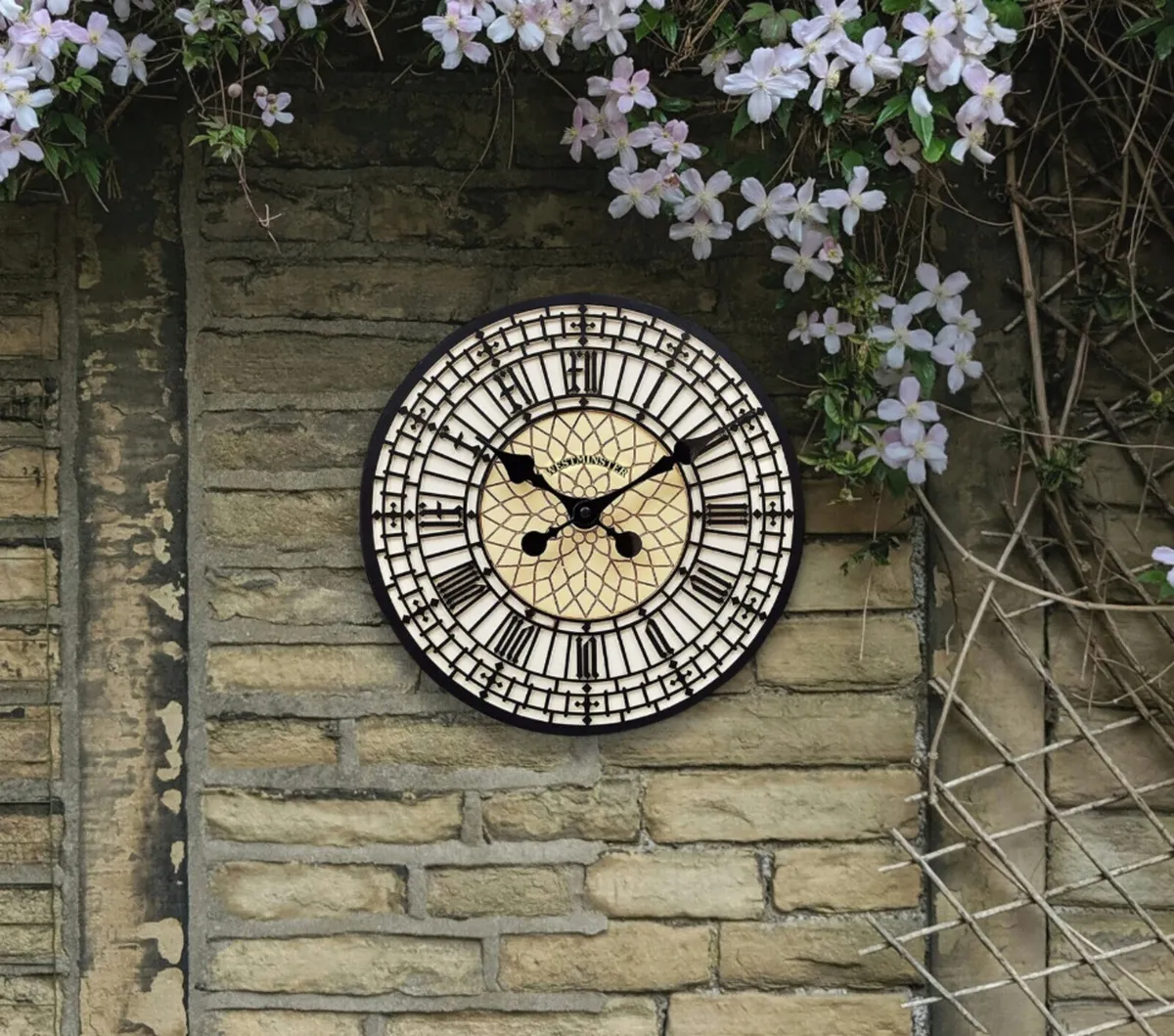 Outdoor Garden Clock 12" Garden Station Big Ben - Image 4
