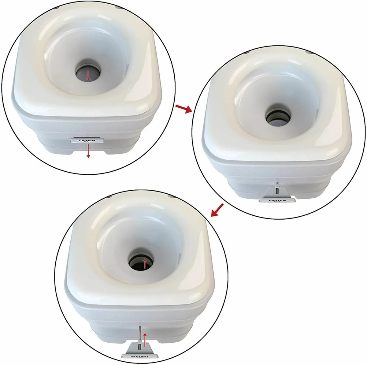 Camping Toilet Portable FRESH DELUXE - Image 3