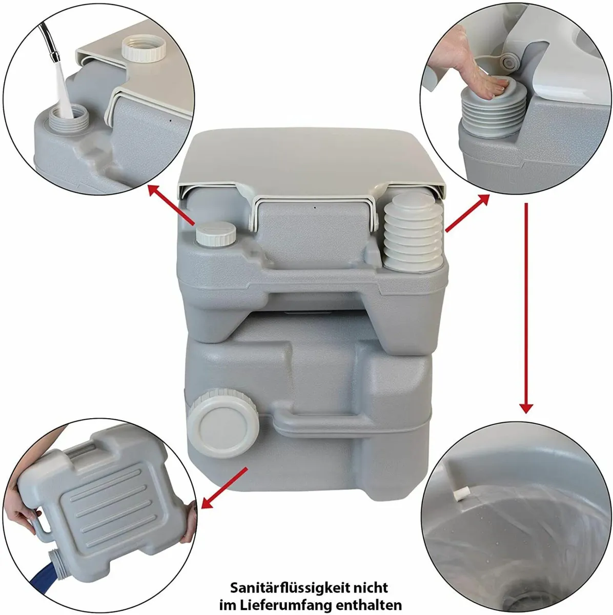 Camping Toilet Portable FRESH DELUXE - Image 4