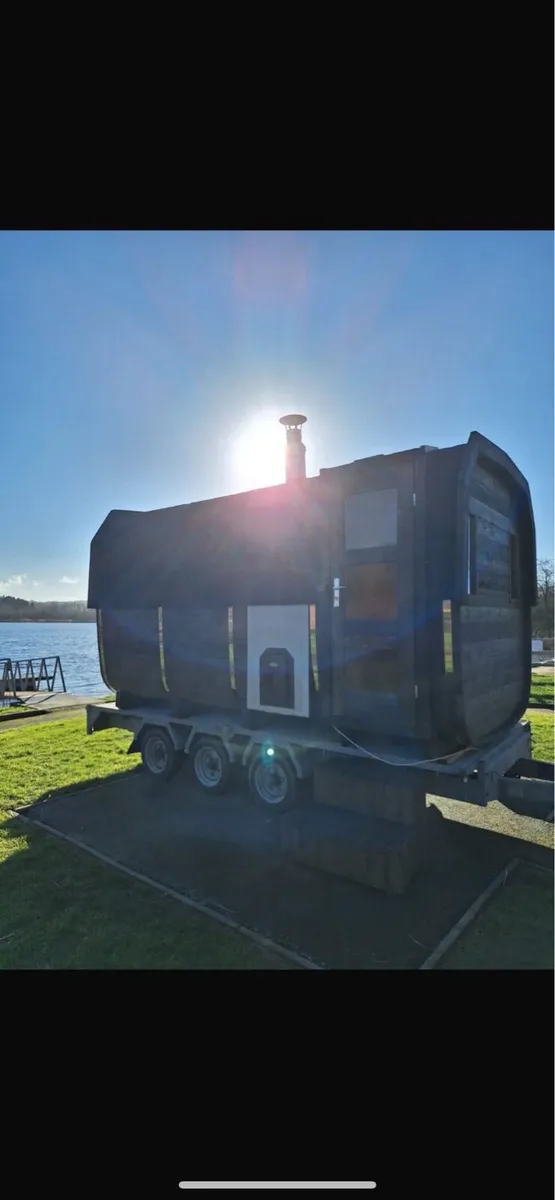 Mobile Sauna 14ft With Website - Image 1