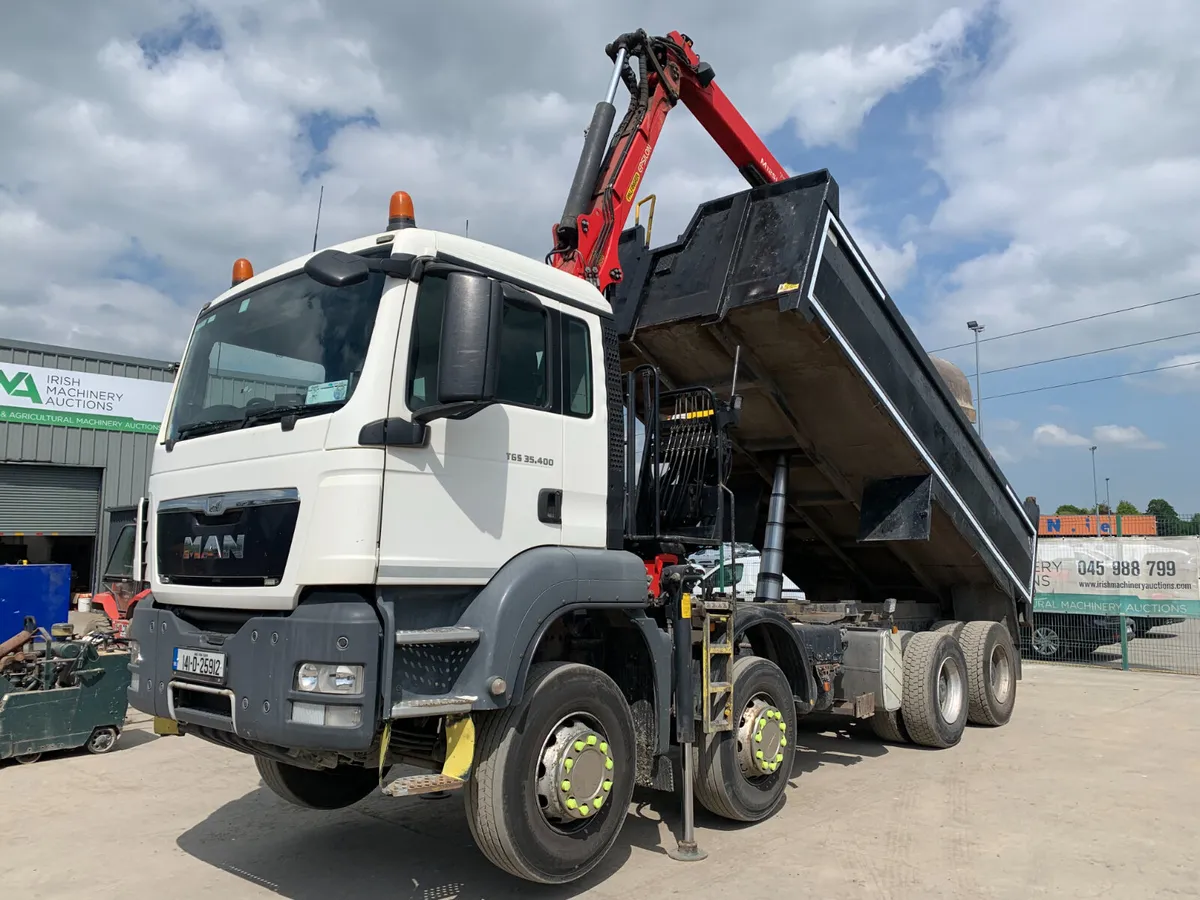 BID ONLINE NOW - 2014 MAN  TGS 35.400 GRAB TRUCK - Image 1