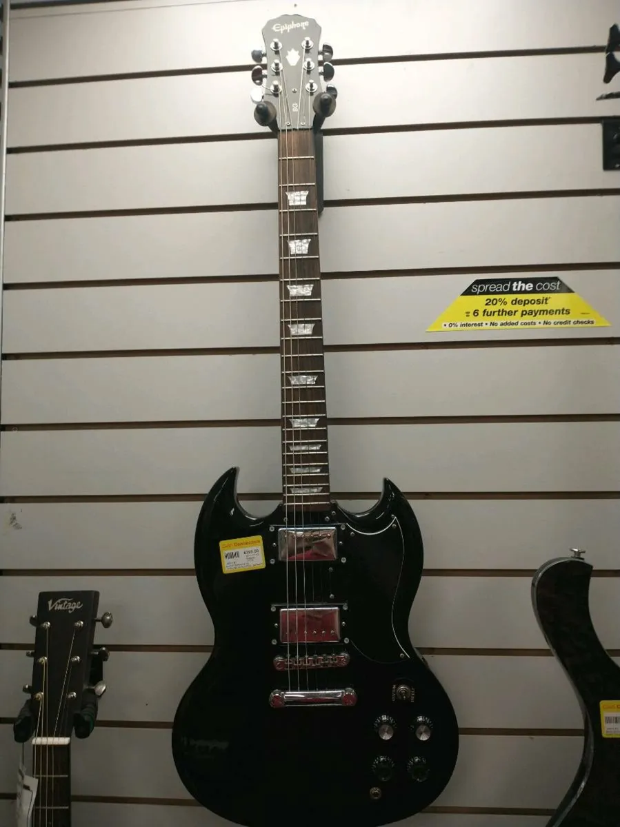 Epiphone SG Black - Image 2