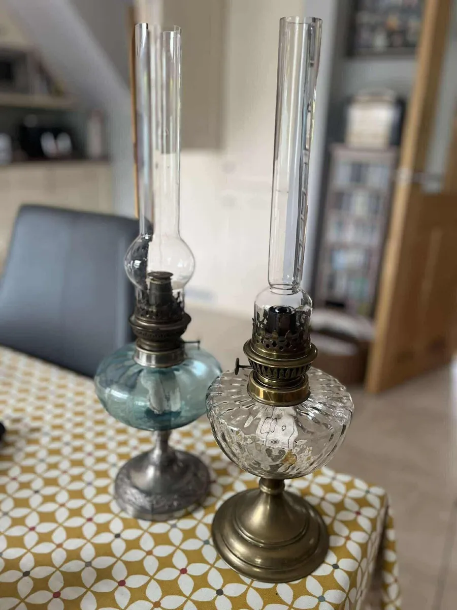 Vintage Oil Lamps - Image 1