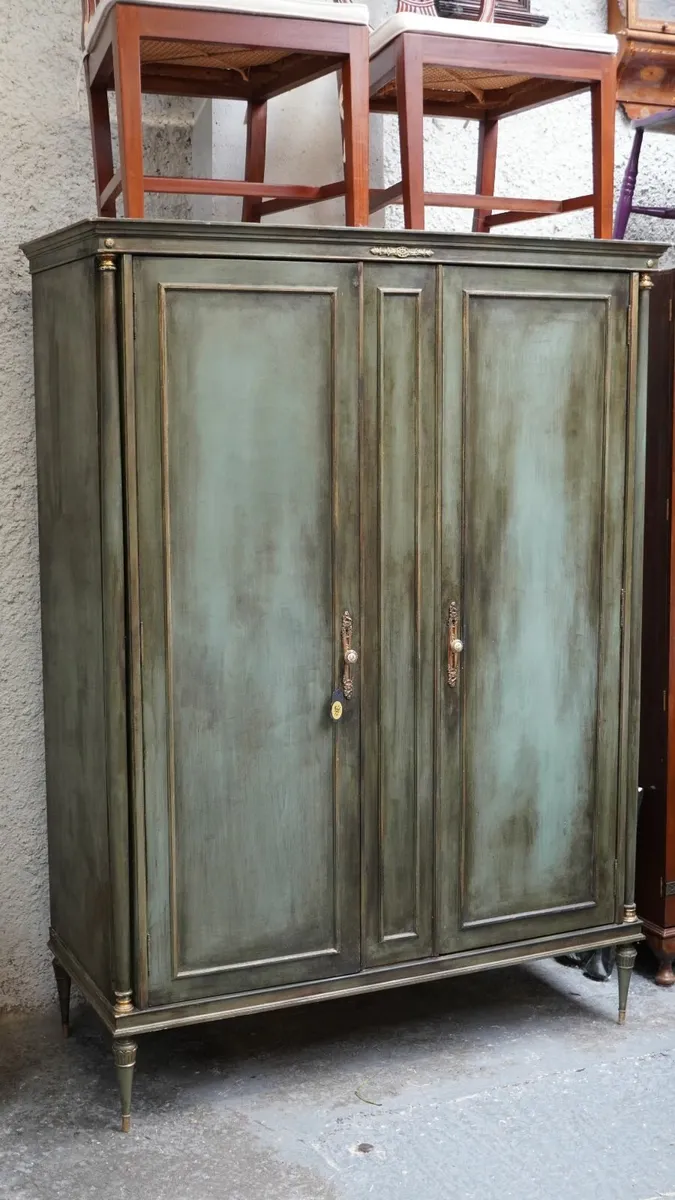 Upcycled Bedroom Set – Wardrobe & Chest of Drawer - Image 2
