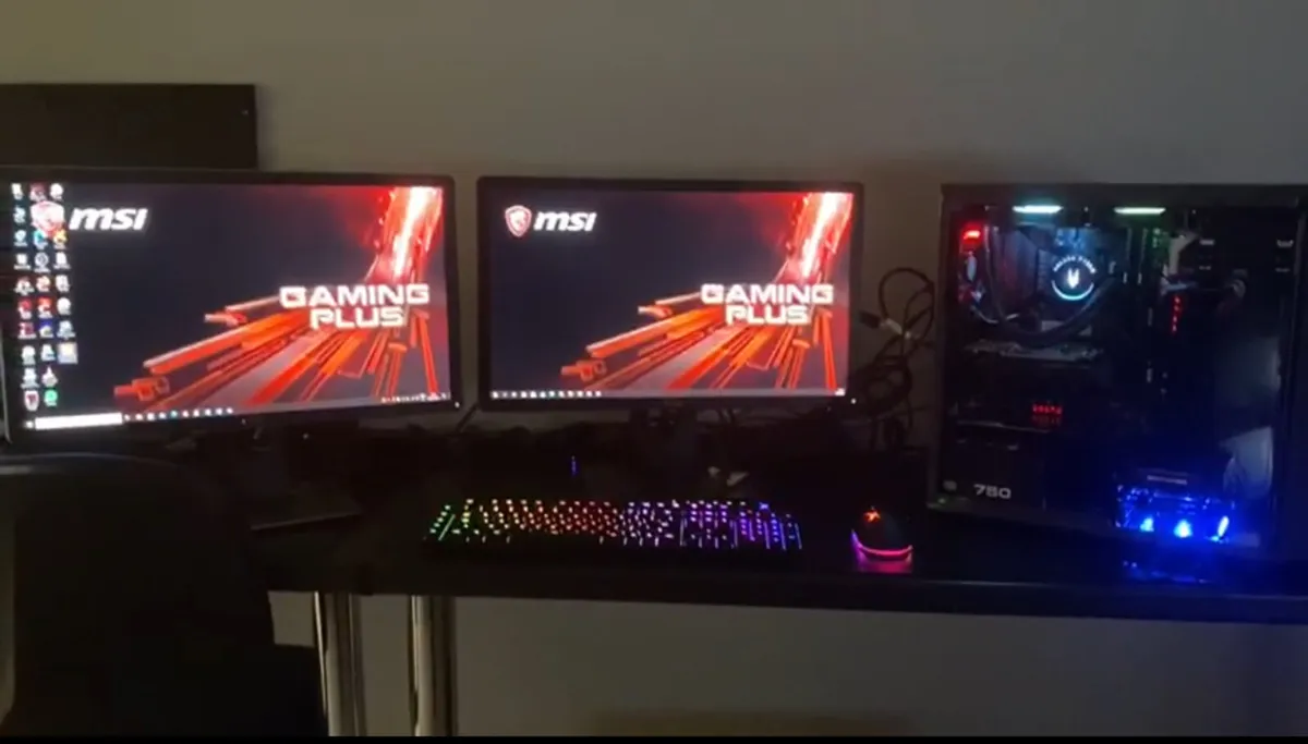 Gaming PC and 2 MONITORS - Image 2