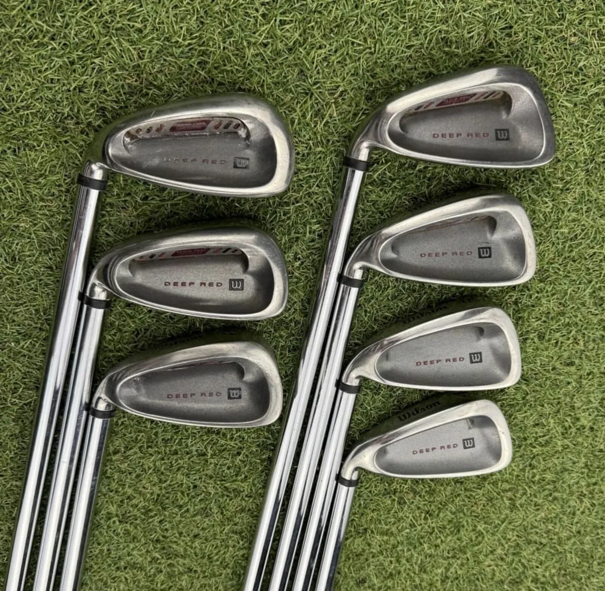 WILSON STAFF DEEP RED IRONS / 4-PW /FATSHAFT STIFF - Image 2