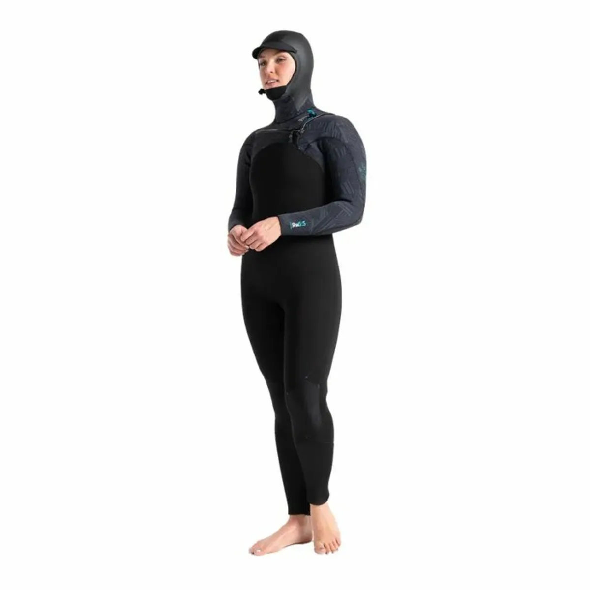 C-Skins Rewired Ladies 6:5:4 Hooded Winter Wetsuit - Image 2