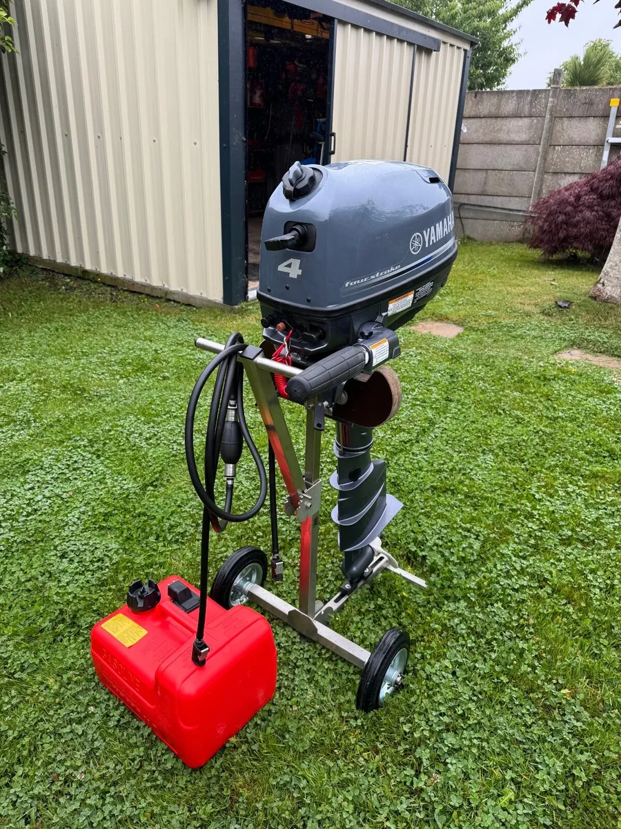 Yamaha 4hp outboard boat engine - Image 1