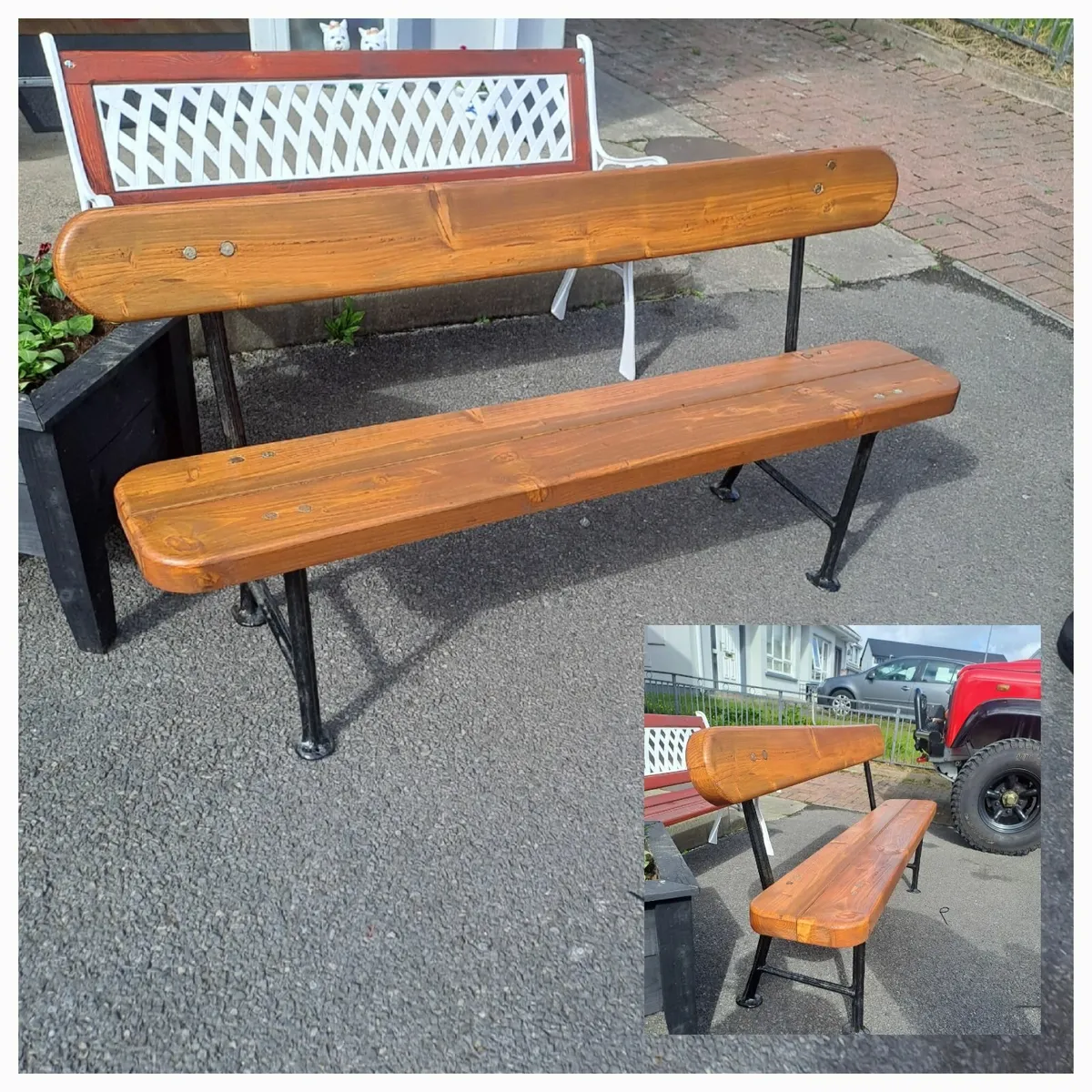 Cast Iron Garden Benches - Image 1