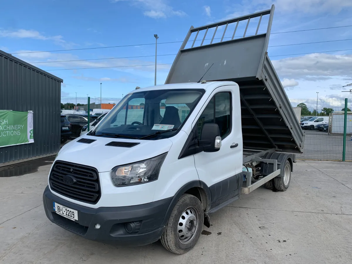 BID ONLINE NOW - 2018 FORD TRANSIT TIPPER - Image 1