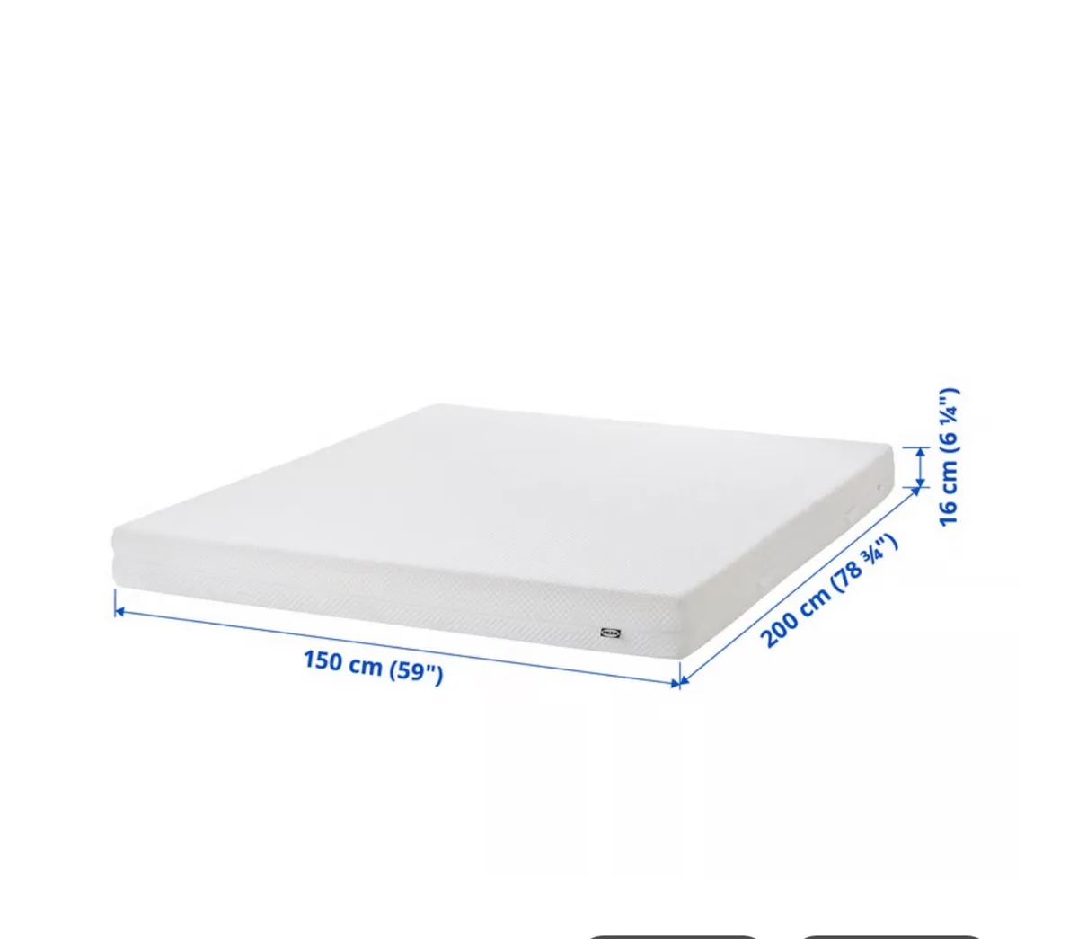 IKEA Abygda Mattress Standart King - Image 3