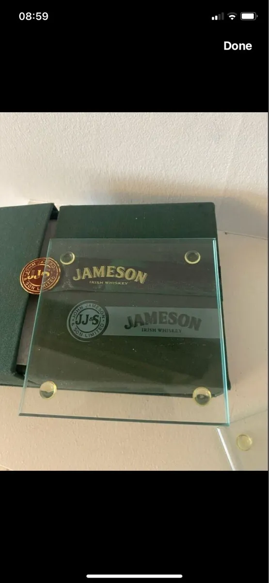 Jameson Glass Coasters Set - Image 1