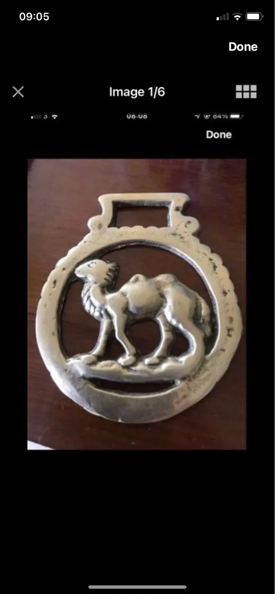Vintage Camel Brass Bottle Opener - Image 1