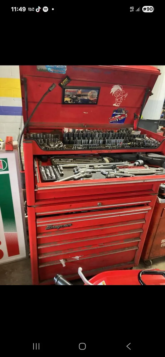 Snap on tool box