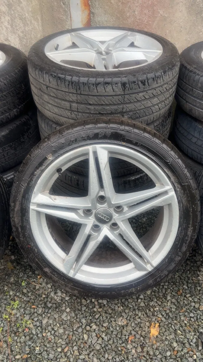 Alloys postage BMW,AUDI,VW,FORD all good tyres - Image 4
