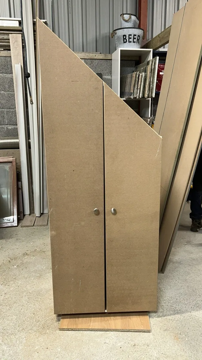 Under stairs storage with 2 MDF flush doors - Image 1
