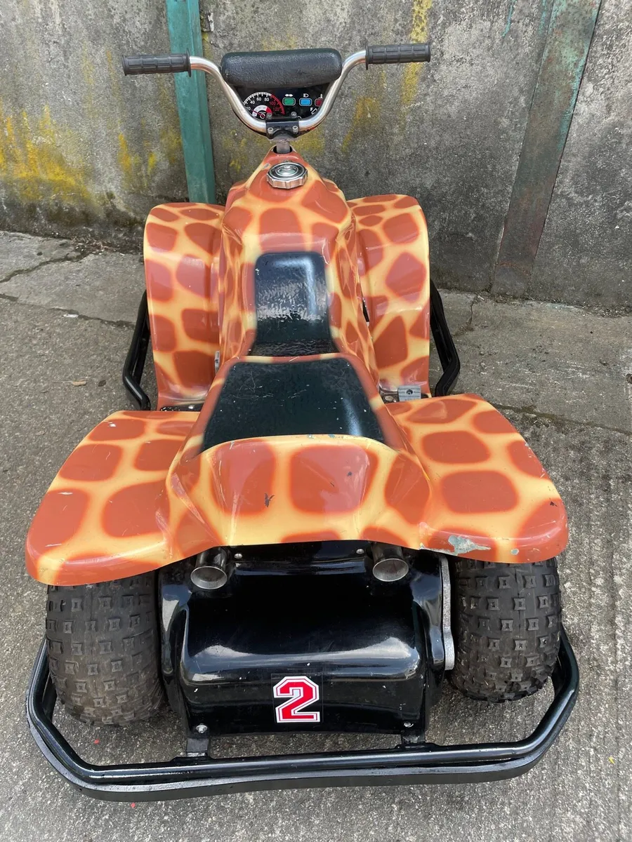 Electric kids coin operated quad x fairground - Image 2