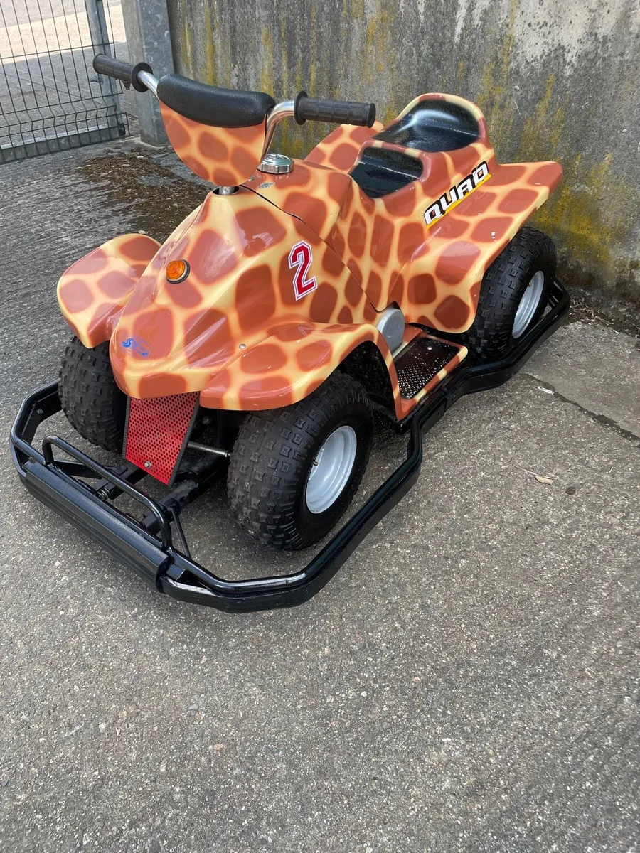 Electric kids coin operated quad x fairground - Image 3