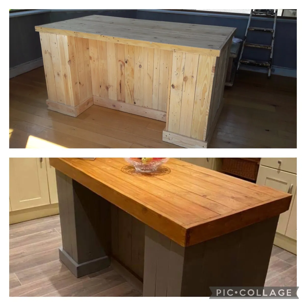 Handmade rustic kitchen islands - Image 1