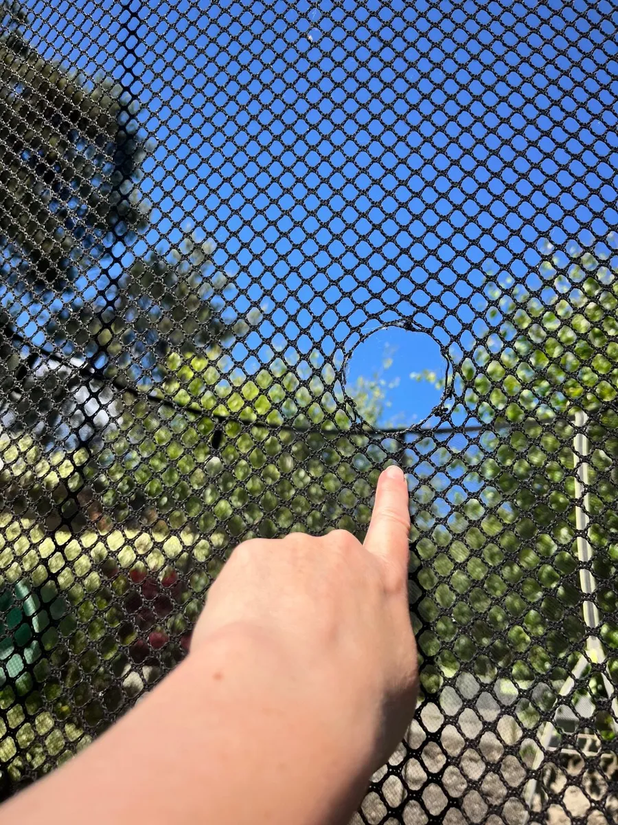 8ft by 11ft oval Springfree trampoline - Image 2